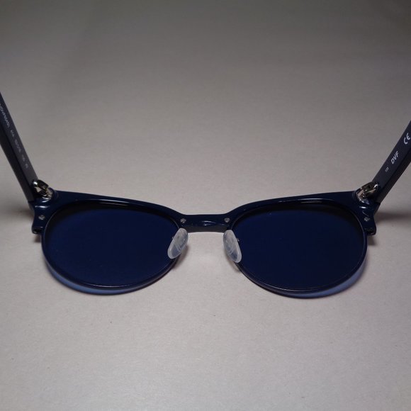 Diane von Furstenberg JOHANA DVF854S Navy New Women\'s Sunglasses